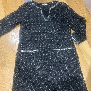 Max Studio Monochrome Tweed Dress